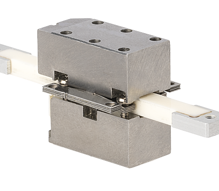 Linear direct drive actuator with 20N force. Vacuum and non-magnetic models available.